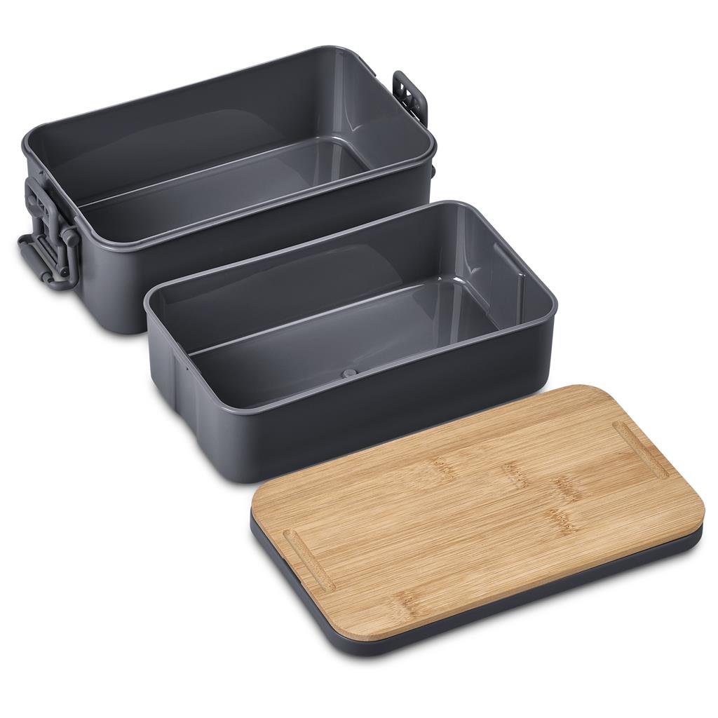 Urban Terrain Lakeside Double Layer Lunch Box & Cutlery Set