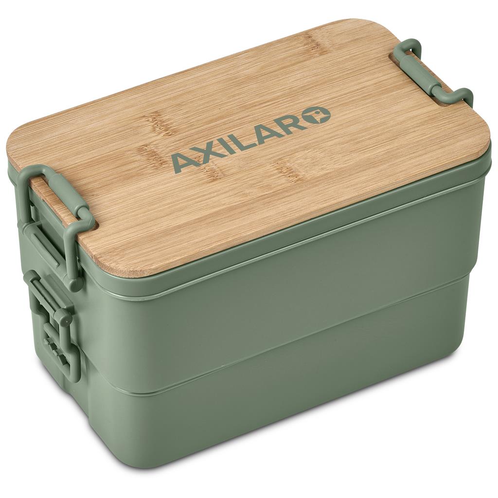 Urban Terrain Lakeside Double Layer Lunch Box & Cutlery Set