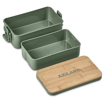 Urban Terrain Lakeside Double Layer Lunch Box & Cutlery Set