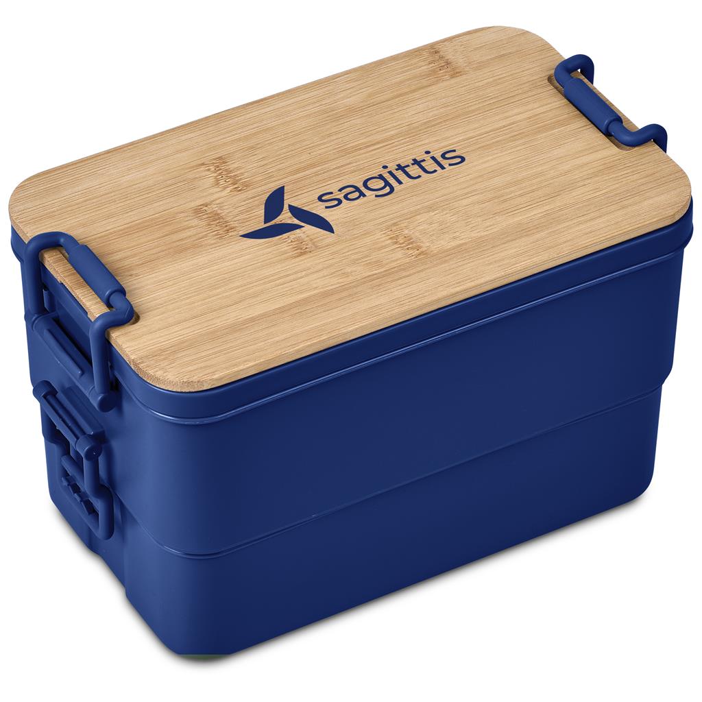 Urban Terrain Lakeside Double Layer Lunch Box & Cutlery Set