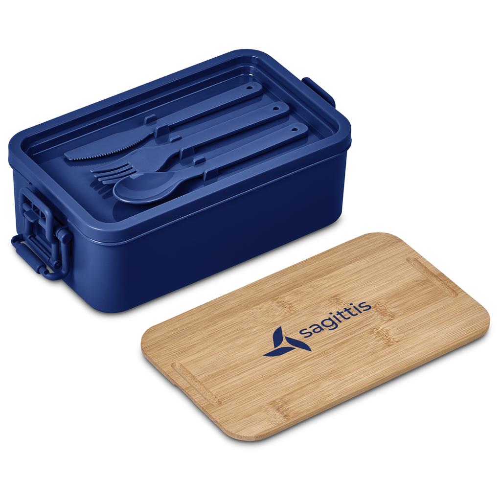 Urban Terrain Lakeside Double Layer Lunch Box & Cutlery Set