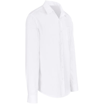 Mens Long Sleeve Oxford Shirt