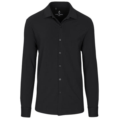 Mens Long Sleeve Alex Varga Cronus Knitted Shirt