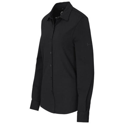 Ladies Long Sleeve Alex Varga Cronus Knitted Shirt