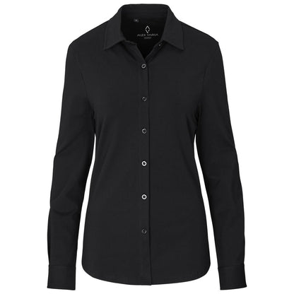 Ladies Long Sleeve Alex Varga Cronus Knitted Shirt
