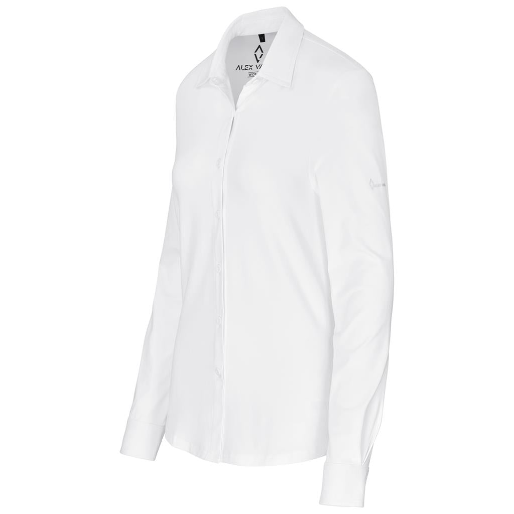 Ladies Long Sleeve Alex Varga Cronus Knitted Shirt
