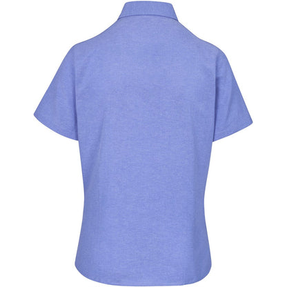 Ladies Short Sleeve Oxford Shirt