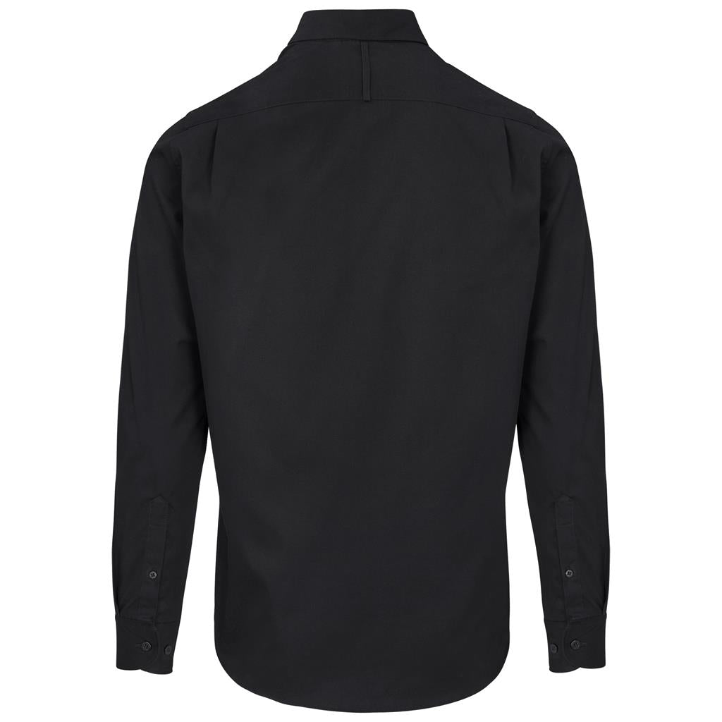 Mens Long Sleeve Brushed Cotton Twill Moderna Shirt
