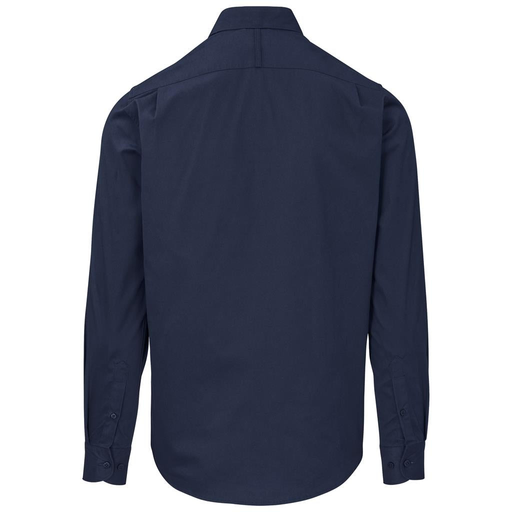 Mens Long Sleeve Brushed Cotton Twill Moderna Shirt