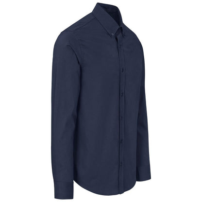 Mens Long Sleeve Brushed Cotton Twill Moderna Shirt