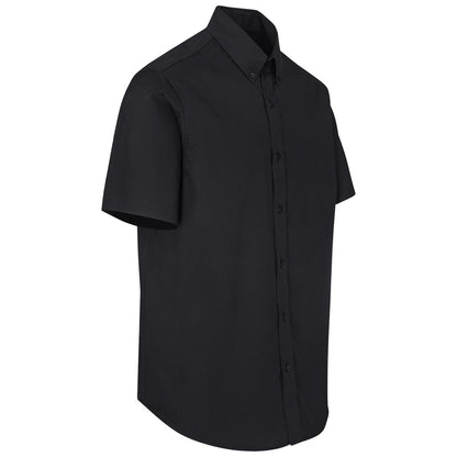 Mens Short Sleeve Brushed Cotton Twill Moderna Shirt