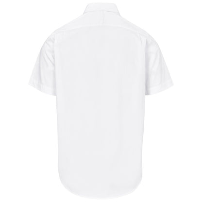 Mens Short Sleeve Brushed Cotton Twill Moderna Shirt