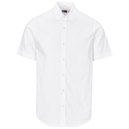 Mens Short Sleeve Brushed Cotton Twill Moderna Shirt