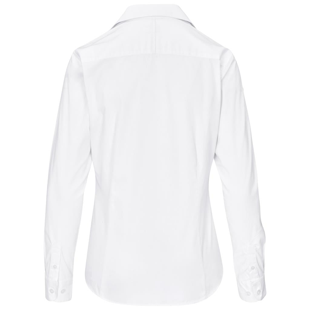Ladies Long Sleeve Brushed Cotton Twill Moderna Shirt