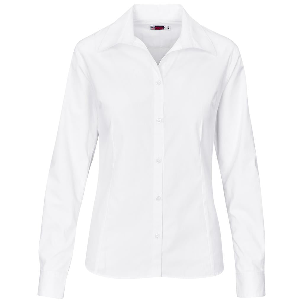 Ladies Long Sleeve Brushed Cotton Twill Moderna Shirt