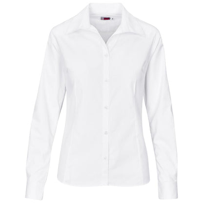 Ladies Long Sleeve Brushed Cotton Twill Moderna Shirt