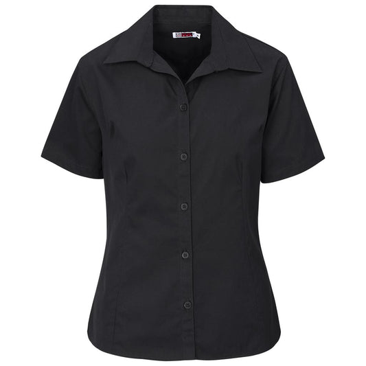 Ladies Short Sleeve Brushed Cotton Twill Moderna Shirt