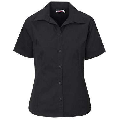 Ladies Short Sleeve Brushed Cotton Twill Moderna Shirt