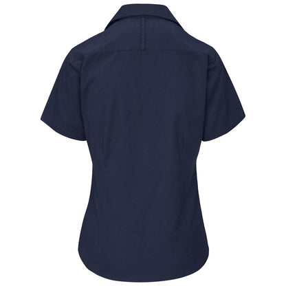Ladies Short Sleeve Brushed Cotton Twill Moderna Shirt