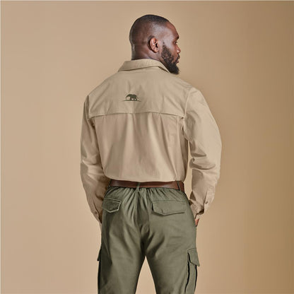 Mens Long Sleeve Mawenzi Twill Shirt