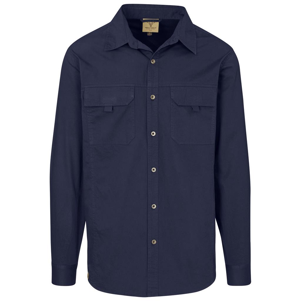 Mens Long Sleeve Mawenzi Twill Shirt