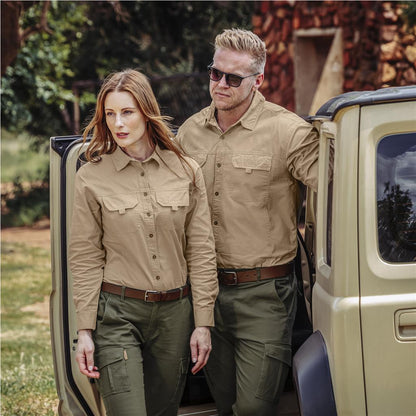 Ladies Long Sleeve Mawenzi Twill Shirt