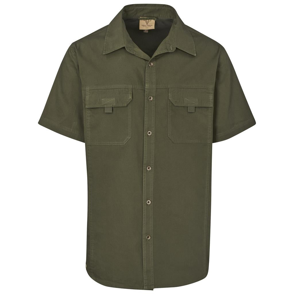 Mens Short Sleeve Mawenzi Twill Shirt