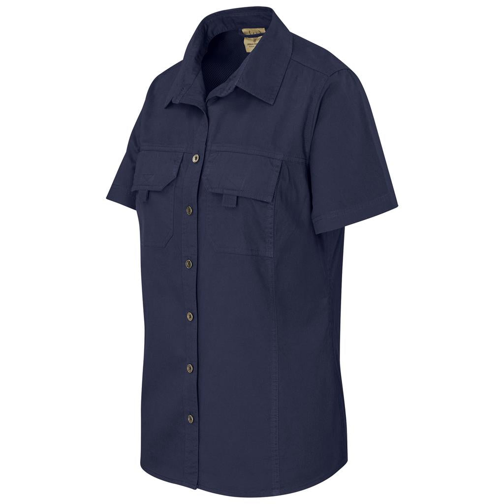 Ladies Short Sleeve Mawenzi Twill Shirt