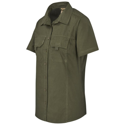 Ladies Short Sleeve Mawenzi Twill Shirt