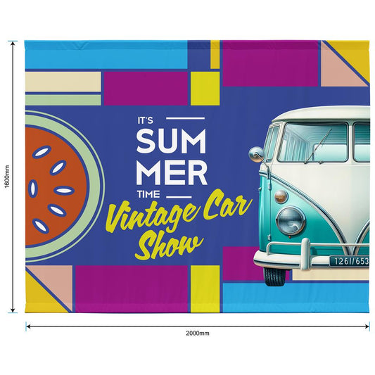 Adjustable Banner Stand Eco 1.6m x 2m (Excludes Hardware)