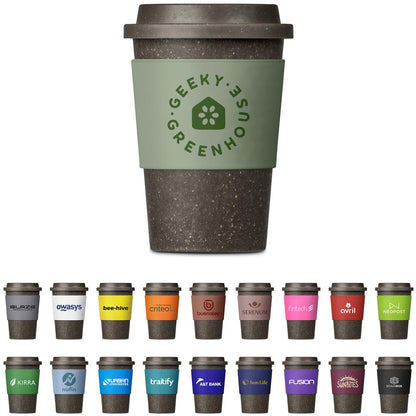Kooshty Brown Bean Plastic Double-Wall Tumbler – 400ml