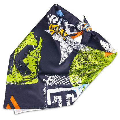 Pre-Printed Sample Hoppla Nurva Polyester Bandana