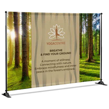 Adjustable Banner Stand Eco 1.6m x 2.4m
