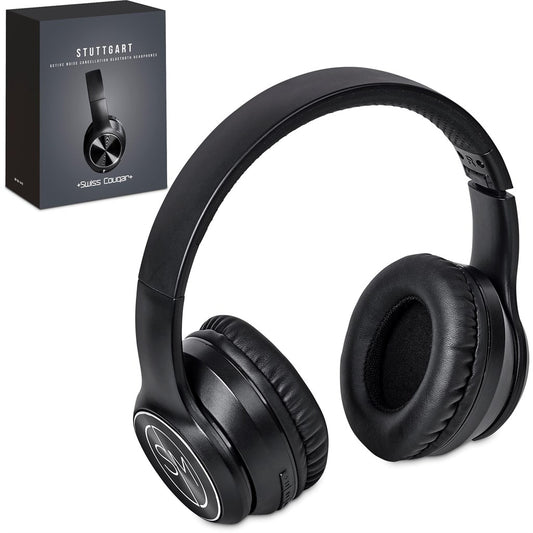 Swiss Cougar Stuttgart Active Noise-Cancelling Bluetooth Headphones