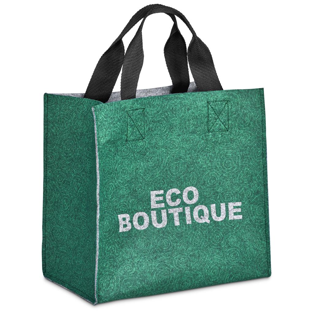 Pre-Printed Sample Hoppla Loopa Recycled PET Felt Tote Bag