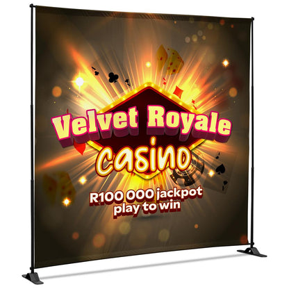 Adjustable Banner Stand Eco 2.25m x 2.4m