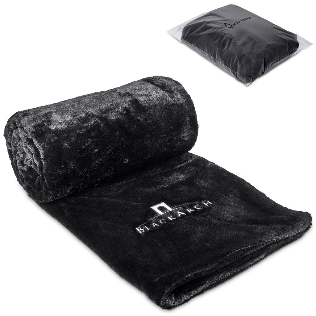Alex Varga Palazzo Faux Fur Fleece Blanket