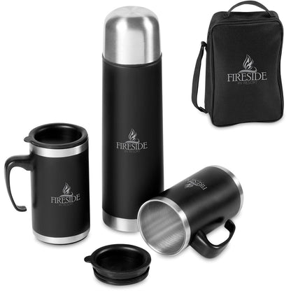 Altitude Cardinal Stainless Steel Vacuum Flask & Mug Set