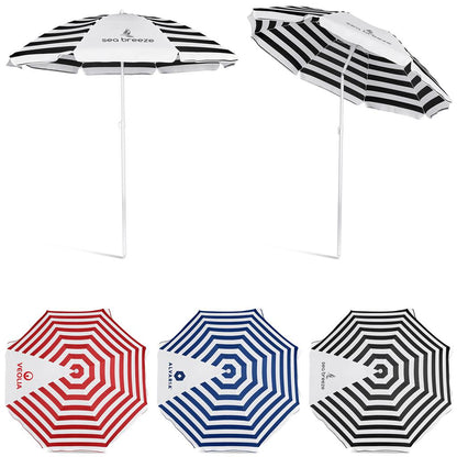 Serendipio Tanereef Stripe Beach Umbrella