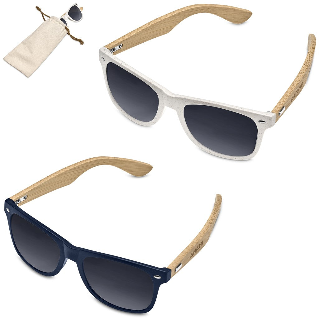 Okiyo Aoki Wheat Straw & Bamboo Sunglasses