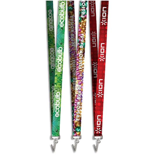 Altitude Crocodile Clip Double-Sided Sublimation Satin Lanyard