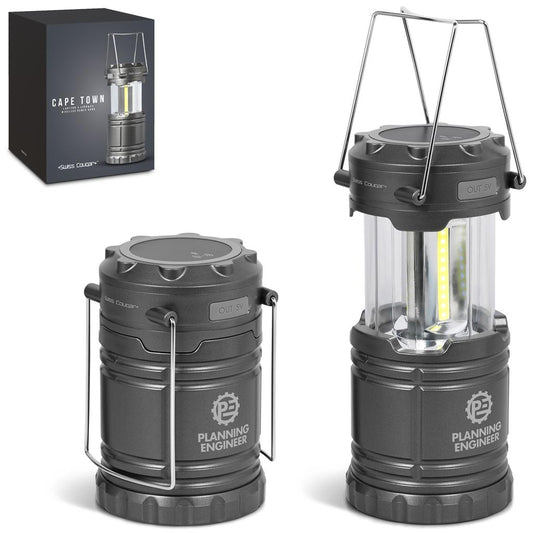 Swiss Cougar Cape Town Lantern & Wireless Charging Power Bank - 4,000mAh