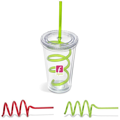 Malibu Tumbler & Twisty Straw Tumbler