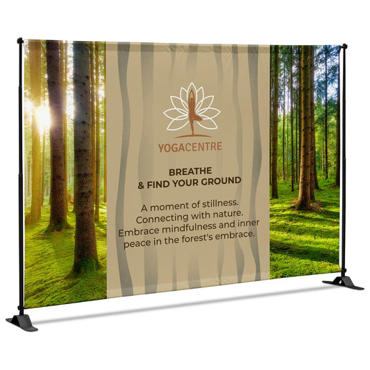 Adjustable Banner Stand Eco 1.6m x 2.4m