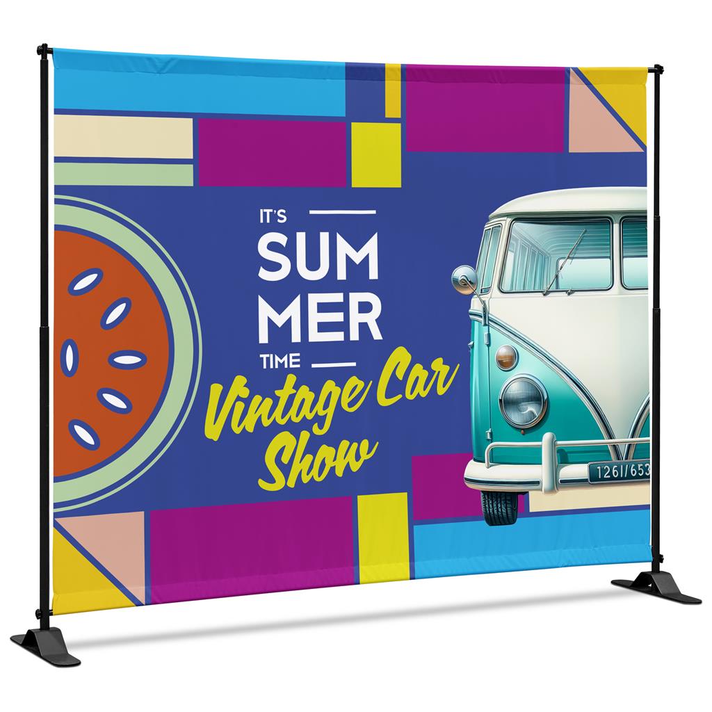 Adjustable Banner Stand Eco 1.6m x 2m