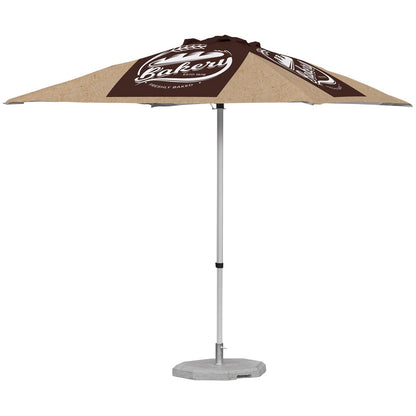 Legend Sublimated Parasol Sliding Hexagonal Pole 2m x 2m