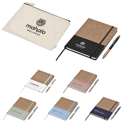 Okiyo Denki Cork Notebook & Pen Set