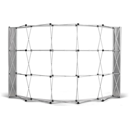 Legend Curved Banner Wall with Wings 3.5m x 2.25m
