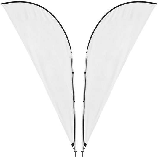Legend 3M Sublimated Sharkfin Double-Sided Flying Banner - 1 complete unit
