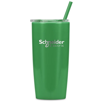 Altitude Daytona Plastic 2-in-1 Double-Wall Tumbler & Straw - 600ml